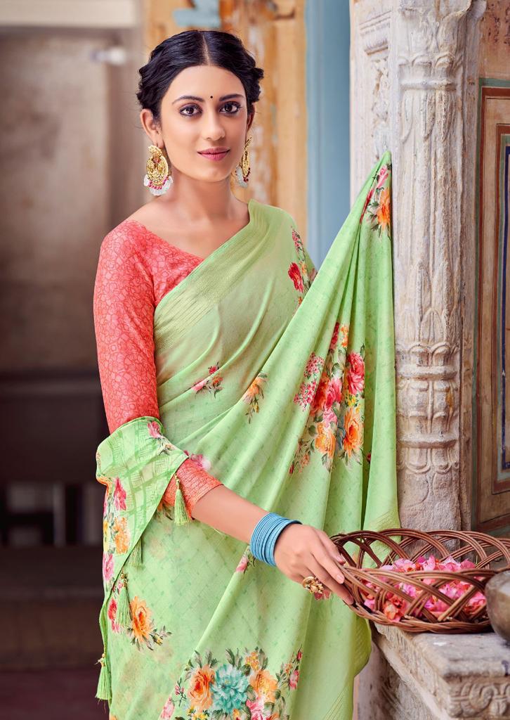 Kashvi Krishnaleela Printed Designer Ethnic Wear Silk Saree Collection
